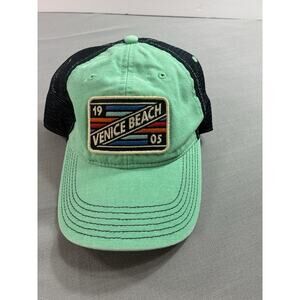 Venice Beach Dad Hat Trucker Hat Mint Green Black Mesh Snapback Cap